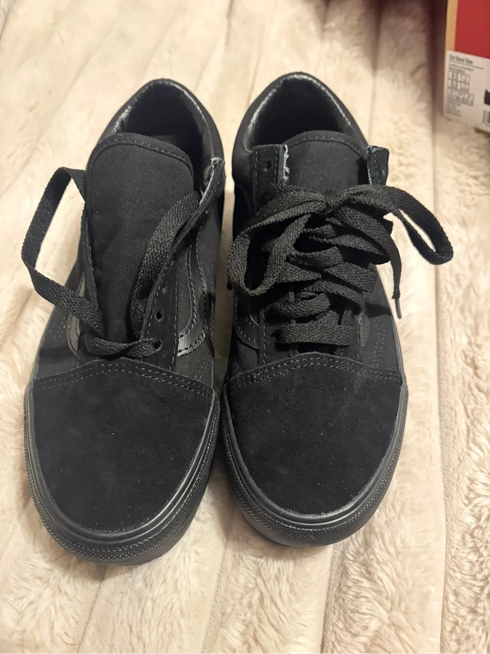 Vans Women's All-Black Platform Old Skool Sneakers